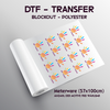Blockout - Polyester DTF-Transferdruck 57x100cm (kein 100 % Schutz)