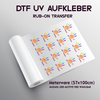 DTF UV Aufkleber Bogen 57cm x100cm (Rub-On Sticker)